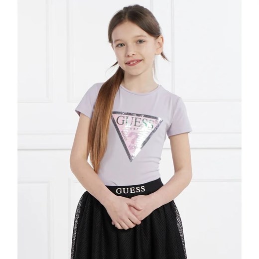 Guess T-shirt | Regular Fit ze sklepu Gomez Fashion Store w kategorii Bluzki dziewczęce - zdjęcie 171040054