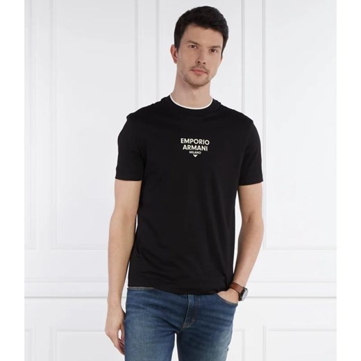 Emporio Armani T-shirt | Regular Fit Emporio Armani S wyprzedaż Gomez Fashion Store