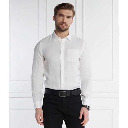 BLAUER Lniana koszula | Regular Fit ze sklepu Gomez Fashion Store w kategorii Koszule męskie - zdjęcie 171040134
