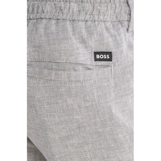 BOSS BLACK Spodnie Kane-DS | Tapered fit | z dodatkiem lnu 56 Gomez Fashion Store
