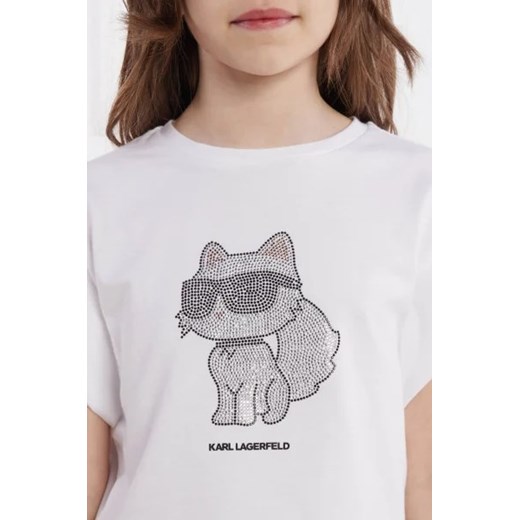 Karl Lagerfeld Kids T-shirt | Regular Fit 162 okazyjna cena Gomez Fashion Store