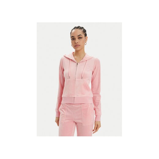 Juicy Couture Bluza Robertson JCAP176 Różowy Slim Fit ze sklepu MODIVO w kategorii Bluzy damskie - zdjęcie 171041342