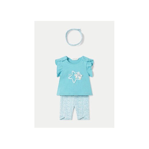 Mayoral Komplet t-shirt i legginsy 1792 Niebieski Regular Fit ze sklepu MODIVO w kategorii Komplety niemowlęce - zdjęcie 171041390