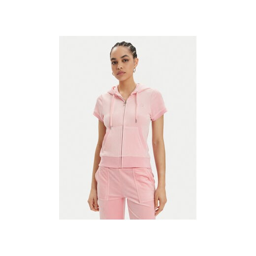 Juicy Couture Bluza Chadwick JCBAS223810 Różowy Slim Fit ze sklepu MODIVO w kategorii Bluzy damskie - zdjęcie 171041890