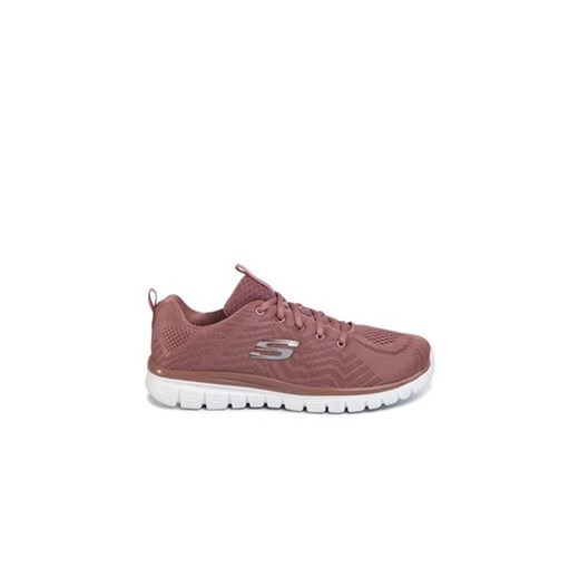 Skechers Sneakersy Get Connected 12615/MVE Różowy ze sklepu MODIVO w kategorii Buty sportowe damskie - zdjęcie 171041944