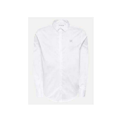 Richmond X Koszula Lancan UMP24105CA Biały Slim Fit ze sklepu MODIVO w kategorii Koszule męskie - zdjęcie 171041962