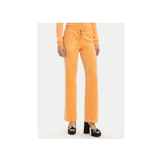 Juicy Couture Spodnie dresowe Del Ray JCAP180 Pomarańczowy Regular Fit ze sklepu MODIVO w kategorii Spodnie damskie - zdjęcie 171042133