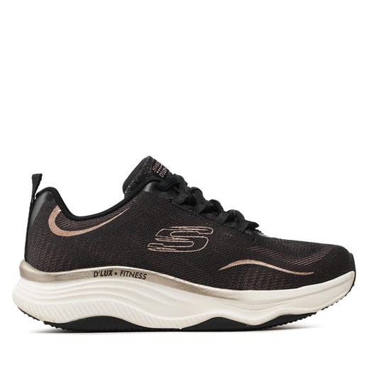 Sneakersy Skechers Pure Glam 149837/BKRG Czarny ze sklepu eobuwie.pl w kategorii Buty sportowe damskie - zdjęcie 171044403