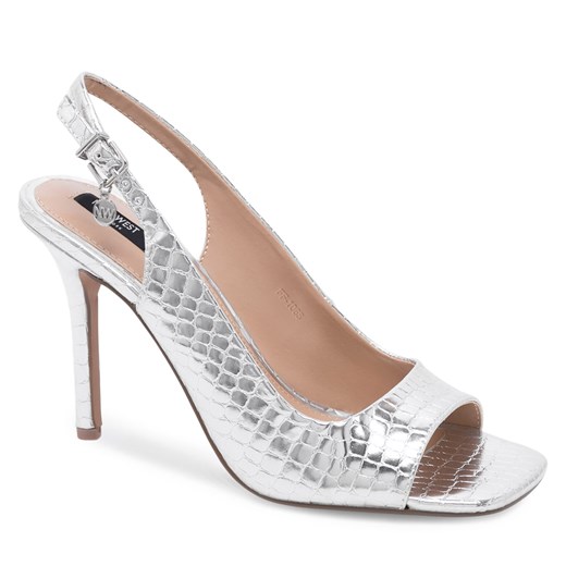 Sandały damskie Nine West na szpilce z klamrą