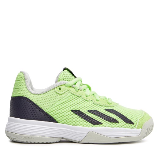 Buty adidas Courtflash Tennis IF0455 Zielony ze sklepu eobuwie.pl w kategorii Buty sportowe dziecięce - zdjęcie 171044883