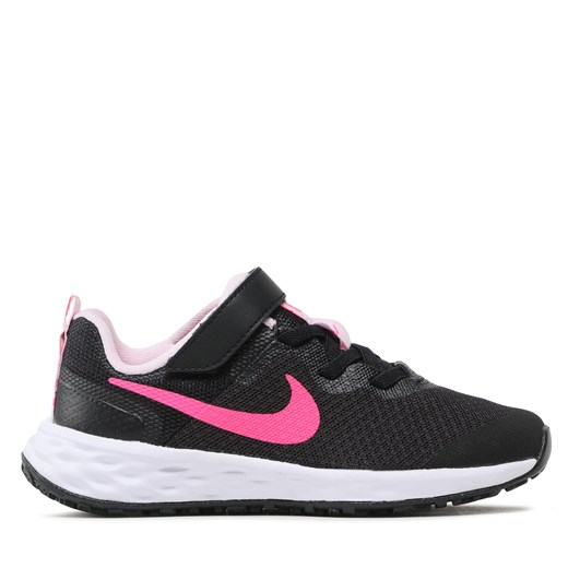 Buty do biegania Nike Revolution 6 Nn (PSV) DD1095 007 Czarny ze sklepu eobuwie.pl w kategorii Buty sportowe dziecięce - zdjęcie 171045534