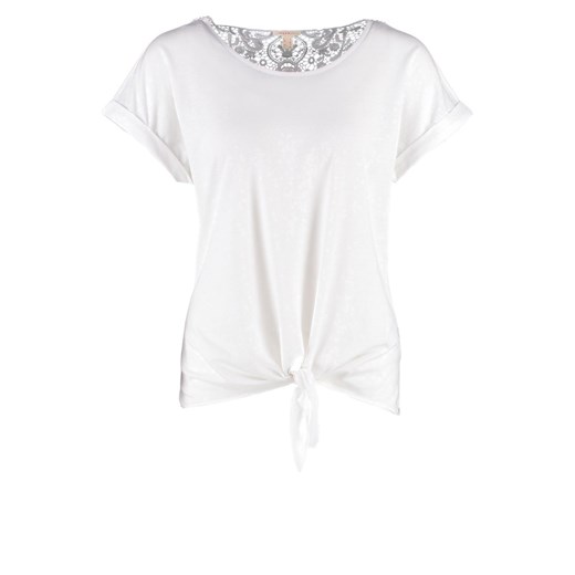 Esprit Tshirt basic white zalando  abstrakcyjne wzory