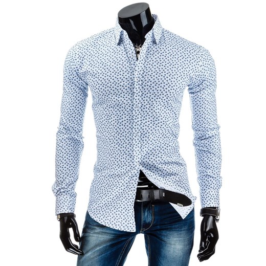 Koszula z długim rękawem (dx0771) - Biały dstreet  bawełna