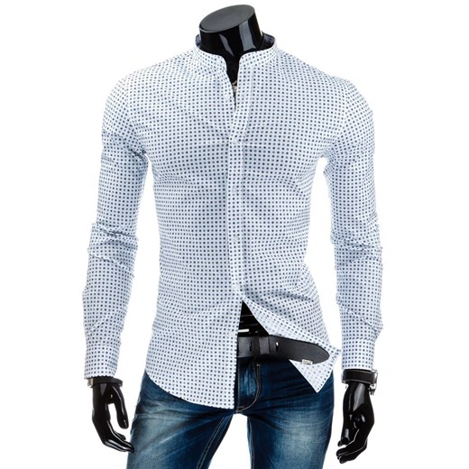 Koszula z długim rękawem (dx0782) - Biały dstreet  bawełna