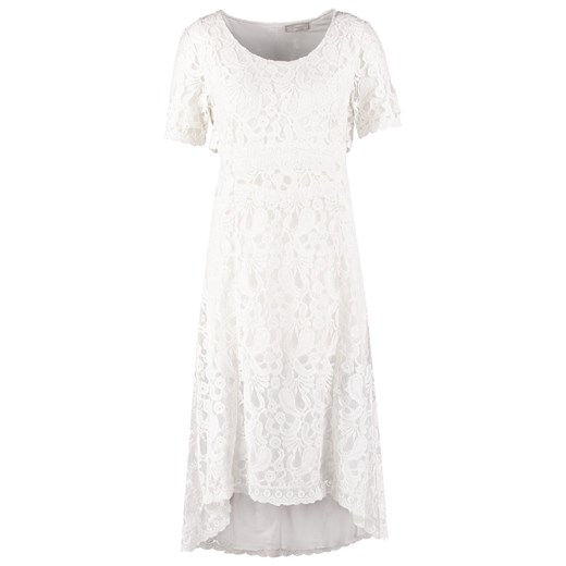 Cream ELENOR Sukienka letnia pale cream zalando  abstrakcyjne wzory