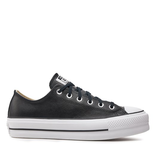 Trampki Converse Ctas Lift Clean Ox 561681C Black/Black/White ze sklepu eobuwie.pl w kategorii Trampki damskie - zdjęcie 171146471