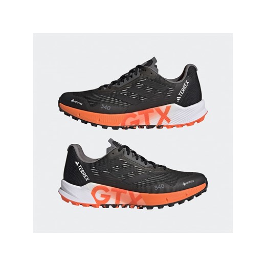 adidas Buty &quot;Terrex Agravic Flow 2 GTX&quot; w kolorze czarno-pomarańczowym 43 wyprzedaż Limango Polska