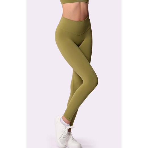 Legginsy sportowe oliwkowe Flex Innergy, Kolor oliwkowy, Rozmiar M, Spaio ze sklepu Intymna w kategorii Spodnie damskie - zdjęcie 171149394