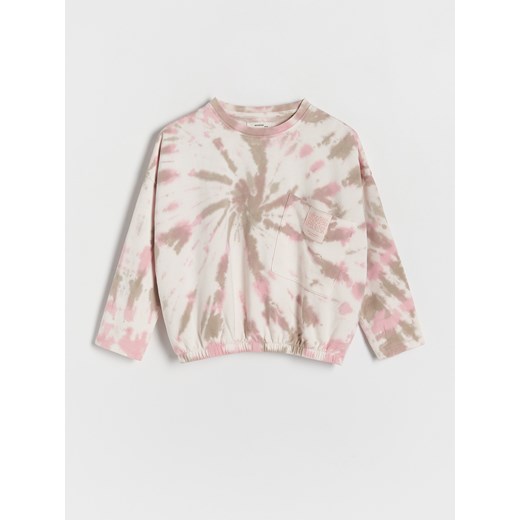 Reserved - Bluza z efektem tie dye - wielobarwny ze sklepu Reserved w kategorii Bluzy dziewczęce - zdjęcie 171150694