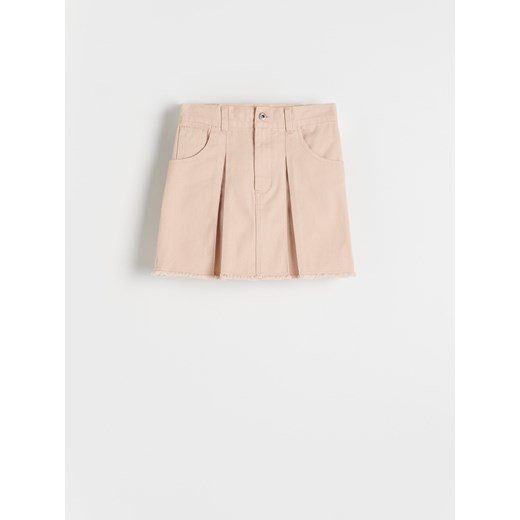 Reserved - Jeansowa spódniczka - różowy ze sklepu Reserved w kategorii Spódnice dziewczęce - zdjęcie 171150782