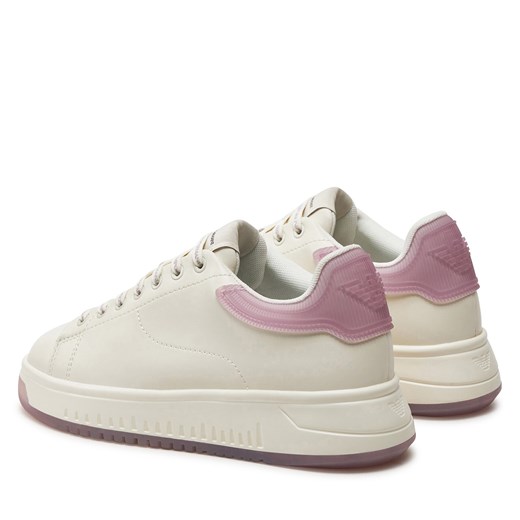 Sneakersy Emporio Armani X3X024 XR128 C659 Off White/Violet Ice Emporio Armani 37 okazja eobuwie.pl