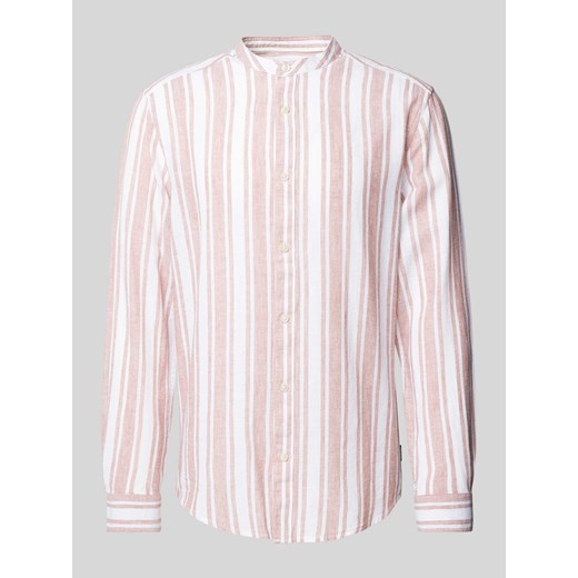 Koszula casualowa o kroju regular fit ze stójką model ‘CAIDEN’ ze sklepu Peek&Cloppenburg  w kategorii Koszule męskie - zdjęcie 171153521