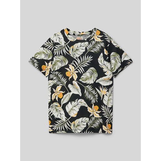 T-shirt ze wzorem na całej powierzchni model ‘CHILL’ ze sklepu Peek&Cloppenburg  w kategorii T-shirty chłopięce - zdjęcie 171153591