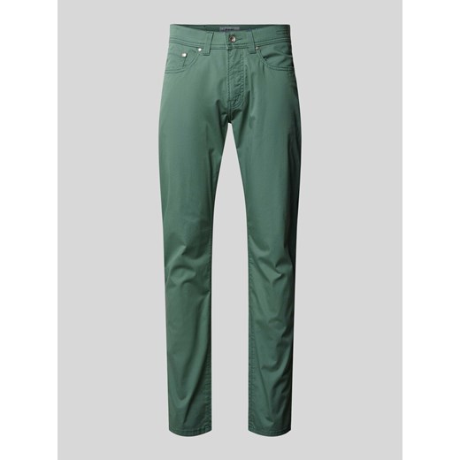 Spodnie o kroju tapered fit z 5 kieszeniami model ‘Lyon’ ze sklepu Peek&Cloppenburg  w kategorii Spodnie męskie - zdjęcie 171153693