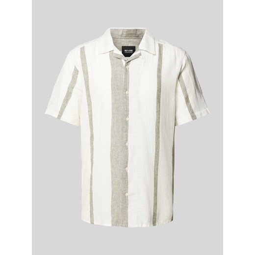 Koszula casualowa z kołnierzem z połami model ‘CAIDEN’ ze sklepu Peek&Cloppenburg  w kategorii Koszule męskie - zdjęcie 171153731
