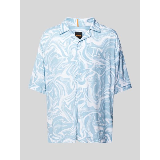 Koszula casualowa o kroju relaxed fit z wiskozy model ‘Lapis’ ze sklepu Peek&Cloppenburg  w kategorii Koszule męskie - zdjęcie 171153773