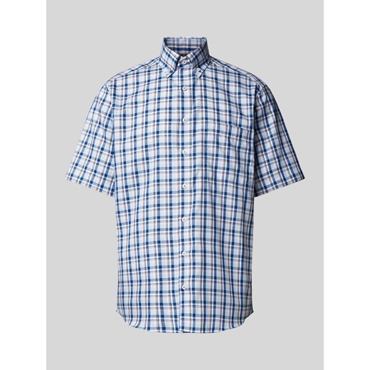 Koszula biznesowa o kroju comfort fit ze wzorem w szkocką kratę ze sklepu Peek&Cloppenburg  w kategorii Koszule męskie - zdjęcie 171154271