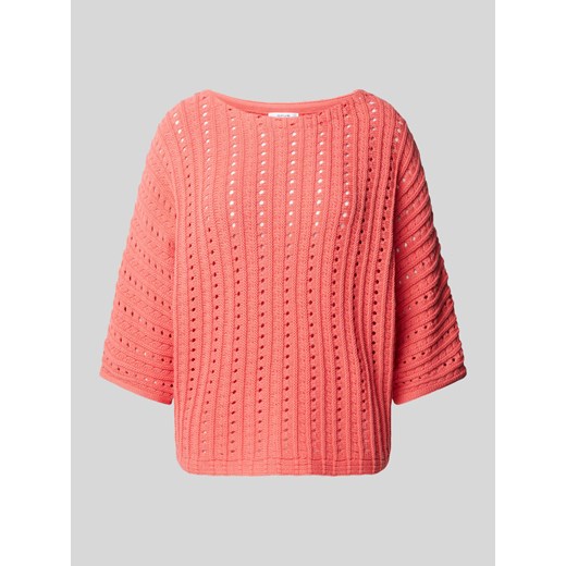 Sweter z dzianiny z okrągłym dekoltem model ‘Parduli’ ze sklepu Peek&Cloppenburg  w kategorii Swetry damskie - zdjęcie 171154304