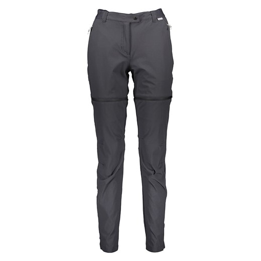 Regatta Spodnie funkcyjne Zipp-Off &quot;Mountain&quot; w kolorze antracytowym ze sklepu Limango Polska w kategorii Spodnie damskie - zdjęcie 171155264