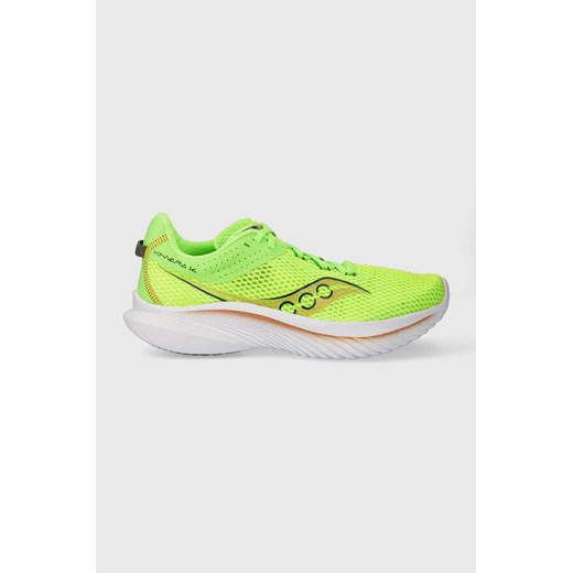 Saucony buty do biegania Kinvara 14 kolor zielony ze sklepu ANSWEAR.com w kategorii Buty sportowe męskie - zdjęcie 171158382