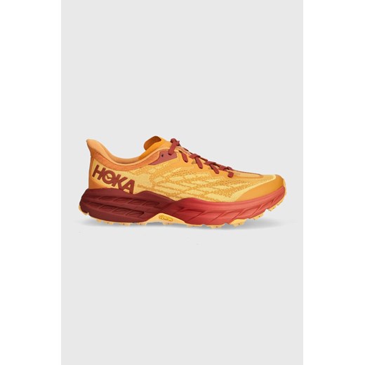 Hoka buty do biegania Speedgoat 5 1123157 kolor pomarańczowy ze sklepu ANSWEAR.com w kategorii Buty sportowe męskie - zdjęcie 171158821