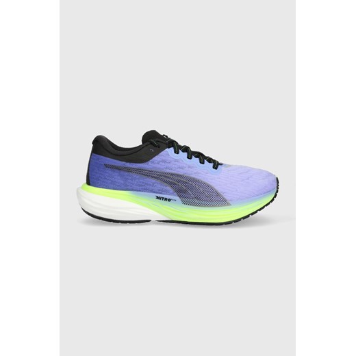 Puma buty do biegania Deviate Nitro 2 kolor niebieski ze sklepu ANSWEAR.com w kategorii Buty sportowe damskie - zdjęcie 171159130