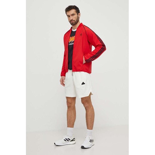 adidas Originals bluza męska kolor czerwony z aplikacją IS2807 ze sklepu ANSWEAR.com w kategorii Bluzy męskie - zdjęcie 171160441