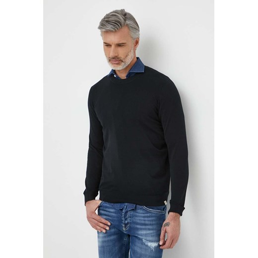 Liu Jo sweter bawełniany kolor czarny lekki ze sklepu ANSWEAR.com w kategorii Swetry męskie - zdjęcie 171162181
