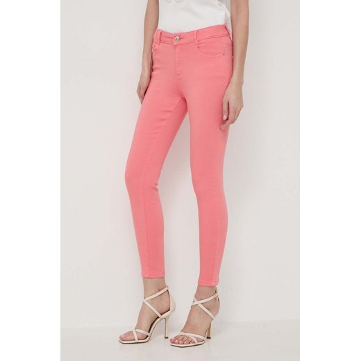 Morgan jeansy damskie kolor różowy ze sklepu ANSWEAR.com w kategorii Jeansy damskie - zdjęcie 171162242