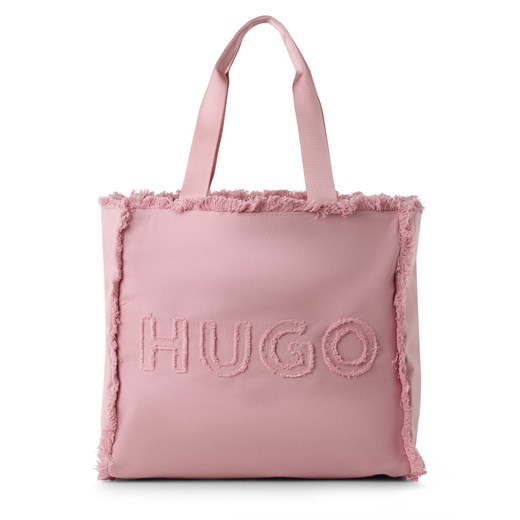 HUGO Shopper damski - Becky Tote C. Kobiety brudny róż jednolity ze sklepu vangraaf w kategorii Torby Shopper bag - zdjęcie 171164134