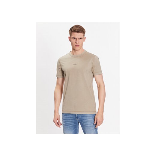 Boss T-Shirt Tooks 50477433 Beżowy Regular Fit ze sklepu MODIVO w kategorii T-shirty męskie - zdjęcie 171167633