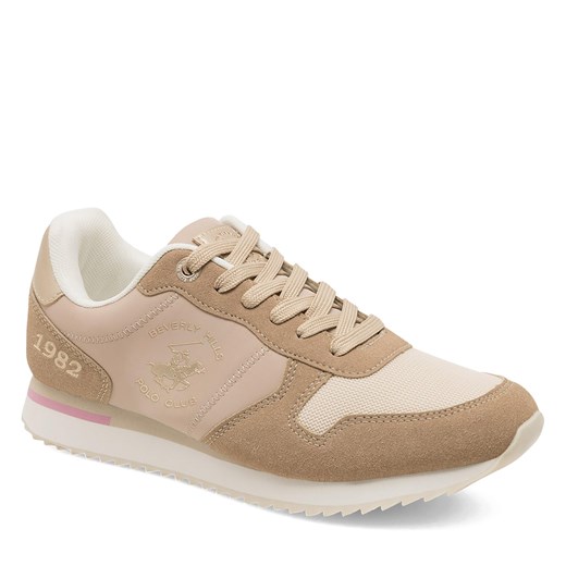 Buty sportowe damskie brązowe BEVERLY HILLS POLO CLUB sneakersy 