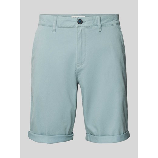 Szorty chinosy o kroju slim fit z wpuszczanymi kieszeniami ze sklepu Peek&Cloppenburg  w kategorii Spodenki męskie - zdjęcie 171173500