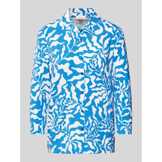 Bluzka we wzory na całej powierzchni ze sklepu Peek&Cloppenburg  w kategorii Koszule damskie - zdjęcie 171173574