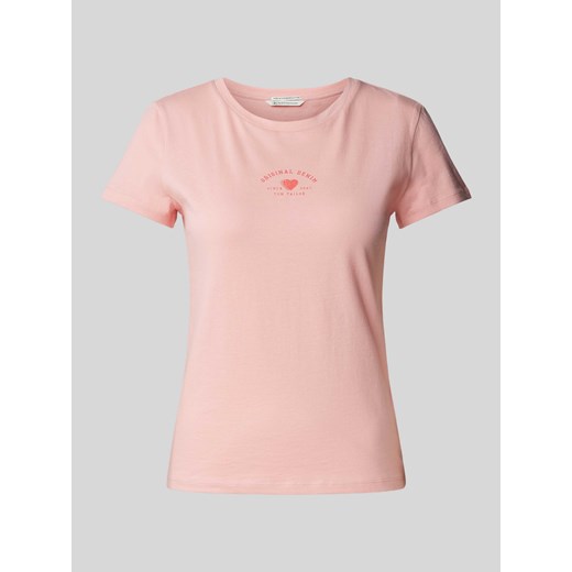 T-shirt z nadrukiem z logo ze sklepu Peek&Cloppenburg  w kategorii Bluzki damskie - zdjęcie 171173690