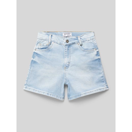 Szorty jeansowe z efektem znoszenia ze sklepu Peek&Cloppenburg  w kategorii Spodenki dziewczęce - zdjęcie 171173702