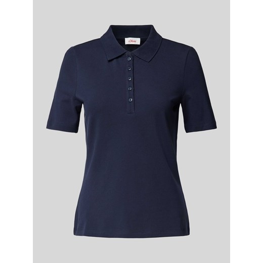 Koszulka polo w jednolitym kolorze ze sklepu Peek&Cloppenburg  w kategorii Bluzki damskie - zdjęcie 171173744