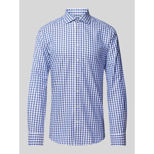 Koszula biznesowa o kroju slim fit ze wzorem w kratkę vichy model ‘BURROW’ ze sklepu Peek&Cloppenburg  w kategorii Koszule męskie - zdjęcie 171173920
