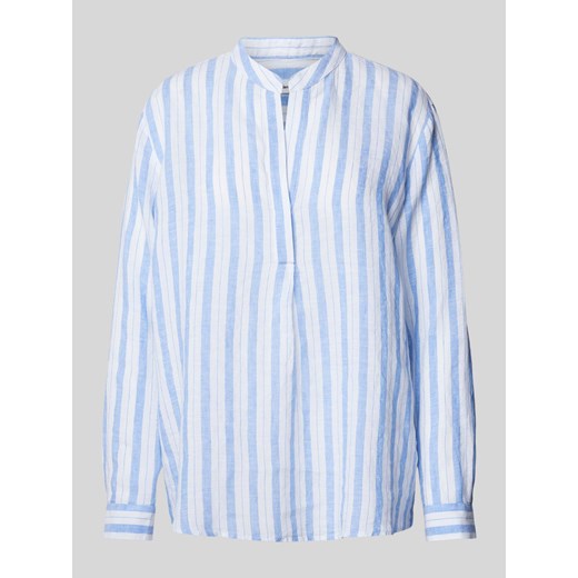 Bluzka z lnu ze wzorem w paski ze sklepu Peek&Cloppenburg  w kategorii Koszule damskie - zdjęcie 171173922