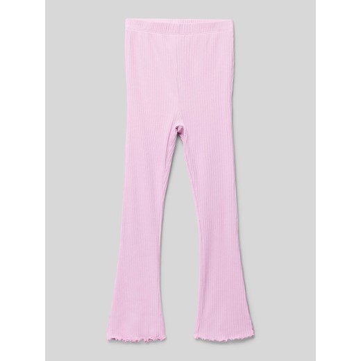 Spodnie dresowe z efektem prążkowania ze sklepu Peek&Cloppenburg  w kategorii Spodnie dziewczęce - zdjęcie 171174093